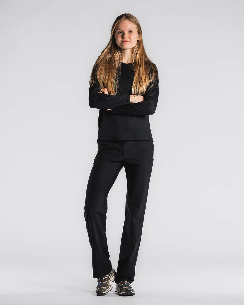 חולצת ריצה נשים שרוול ארוך FUSION Womens Technical Merino 150 LS