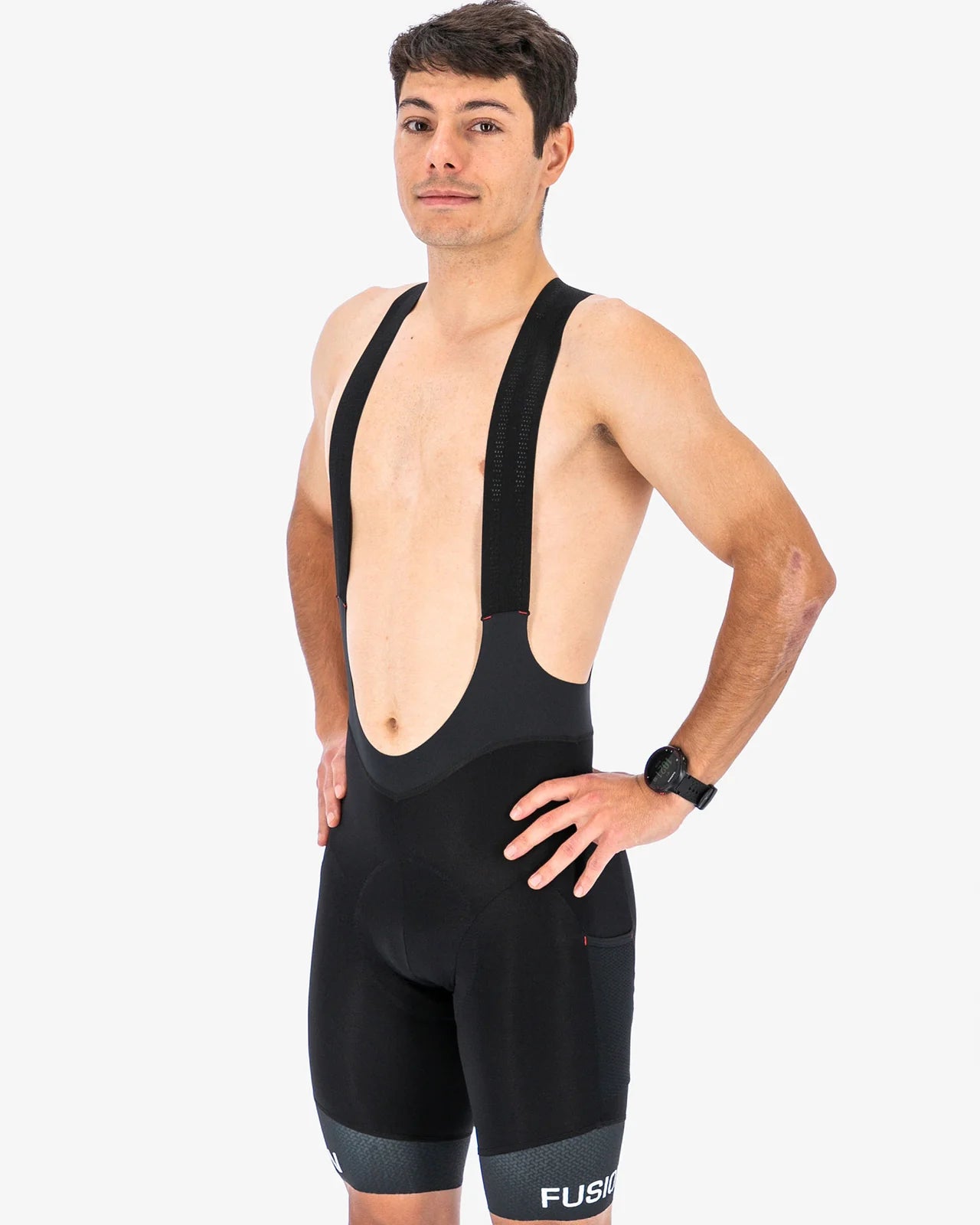 ביב רכיבה FUSION Mens HP Bib Shorts Pocket