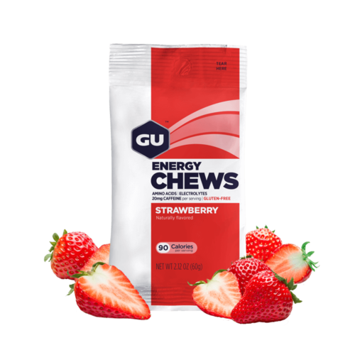 סוכריות אנרגיה בטעם תות GU Strawberry Chews