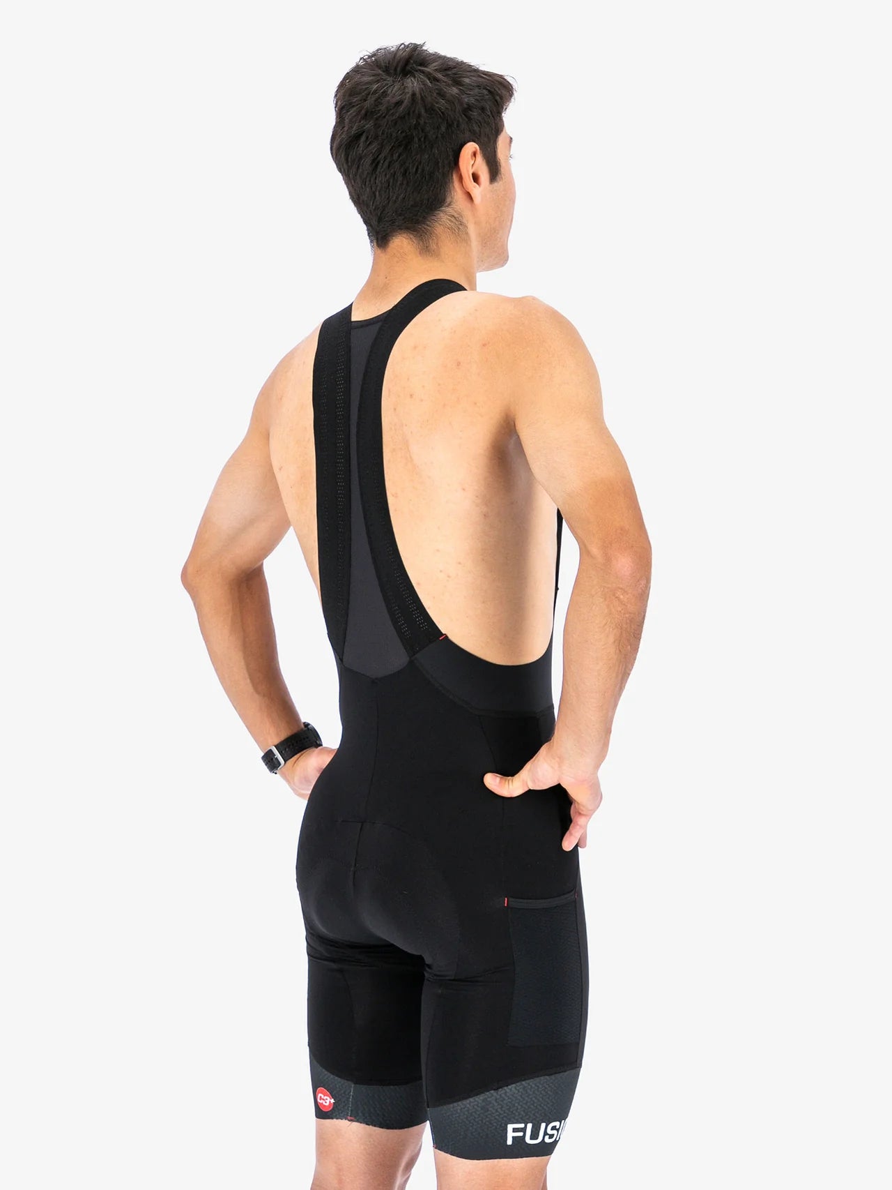 ביב רכיבה FUSION Mens HP Bib Shorts Pocket