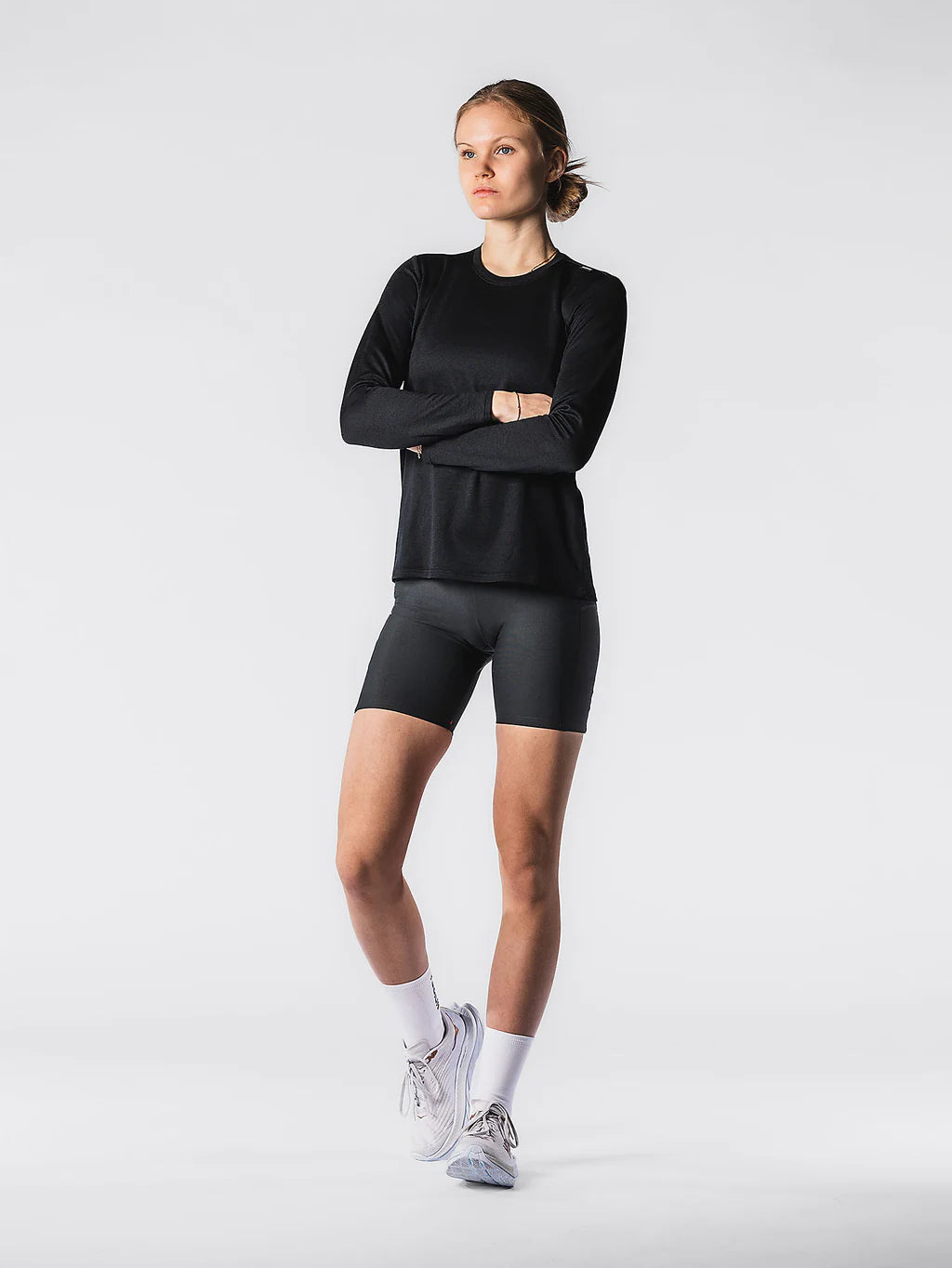 חולצת ריצה נשים שרוול ארוך FUSION Womens Technical Merino 150 LS