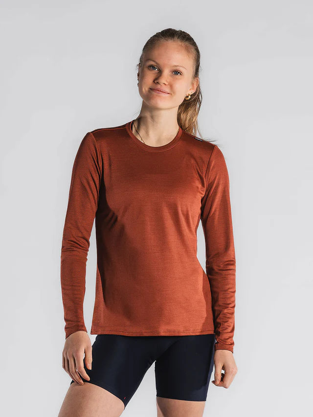 חולצת ריצה נשים שרוול ארוך FUSION Womens Technical Merino 150 LS