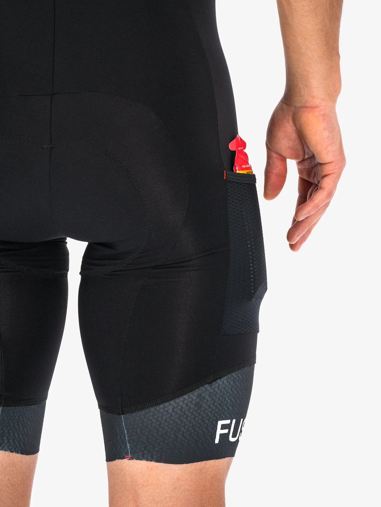 ביב רכיבה FUSION Mens HP Bib Shorts Pocket