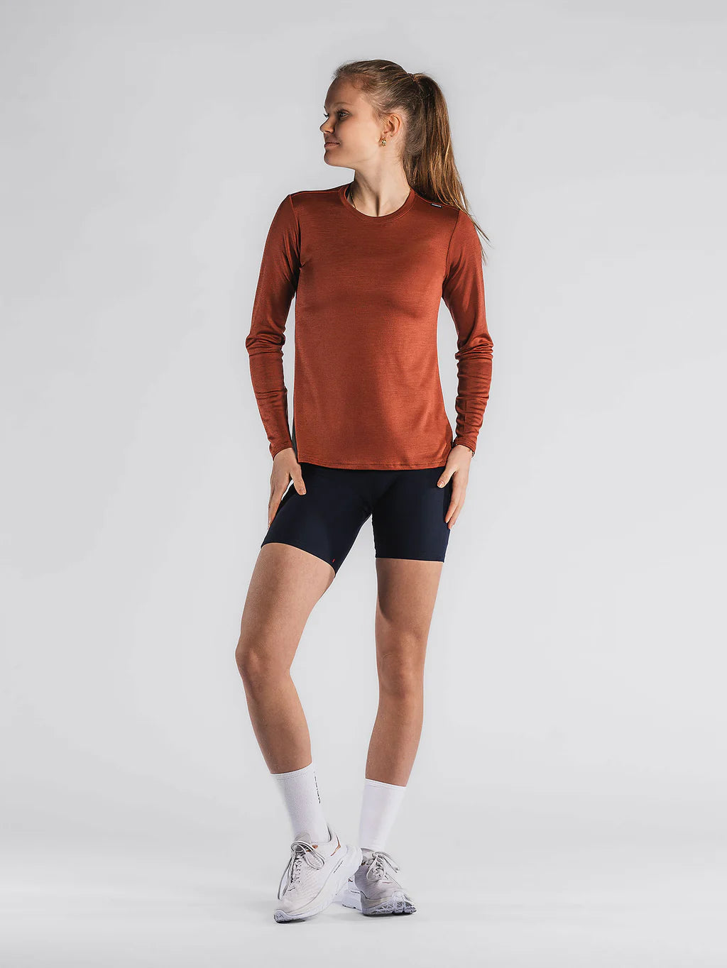 חולצת ריצה נשים שרוול ארוך FUSION Womens Technical Merino 150 LS