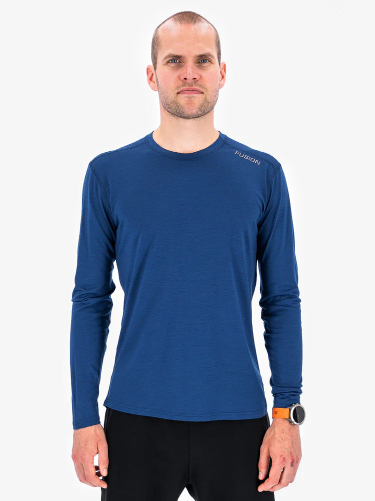 חולצת צמר גברים שרוול ארוך FUSION MENS MERINO 150 LS