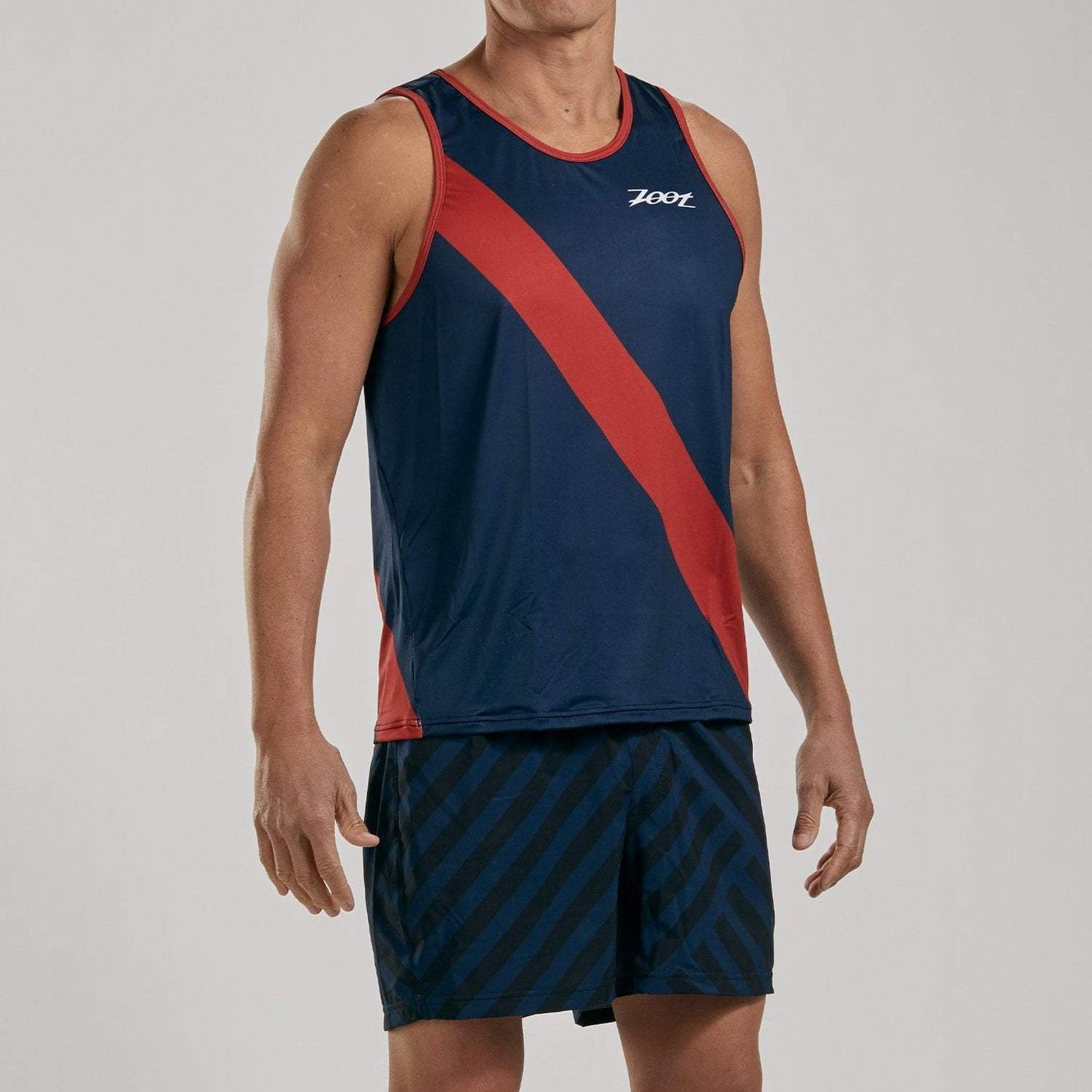 גופיית ריצה גברים ZOOT MENS LTD RUN SINGLET - RIVIERA