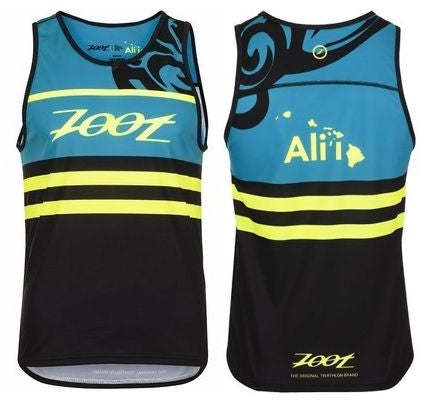 גופיית ריצה גברים ZOOT RUN ALI SINGLET BLUE HONU