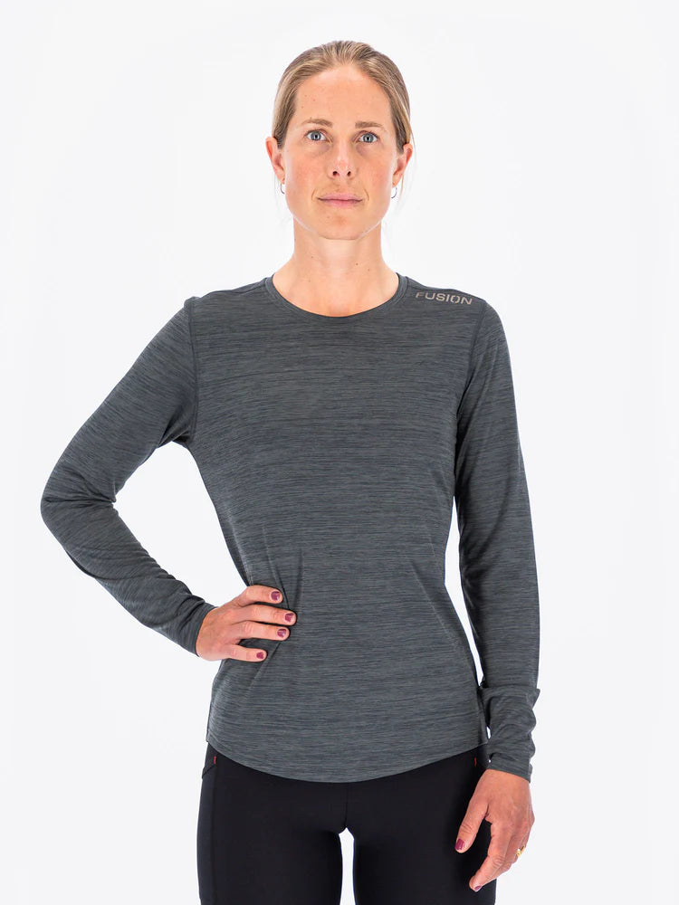 חולצת ריצה נשים שרוול ארוך FUSION WOMENS C3 LS SHIRT