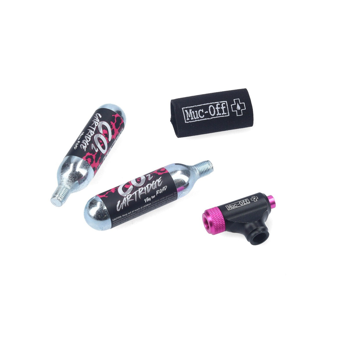 Muc-Off Road CO2 Inflator Kit משאבה לאופניים/נוקר
