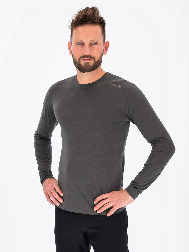 חולצת צמר גברים שרוול ארוך FUSION MENS MERINO 150 LS