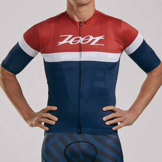 חולצת רכיבה גברים ZOOT MENS LTD CYCLE AERO JERSEY - RIVIERA