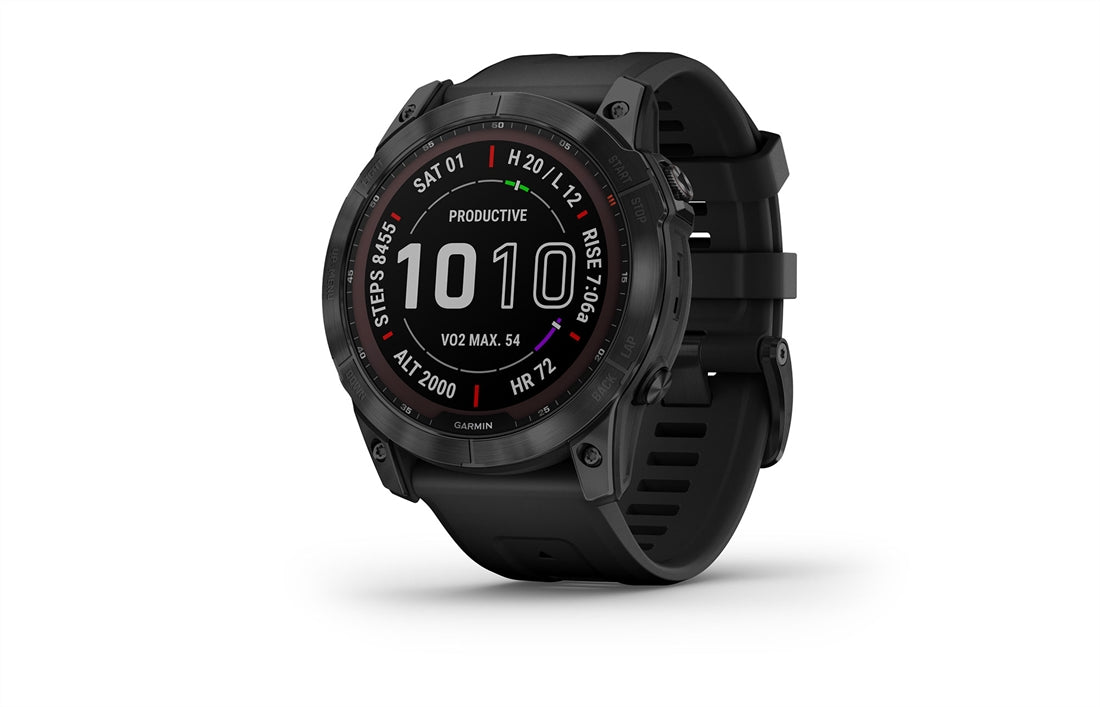 Smart sports watch GARMIN fenix 7X Sapphire Solar Titanium