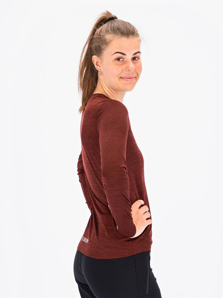 חולצת ריצה נשים שרוול ארוך FUSION WOMENS C3 LS SHIRT