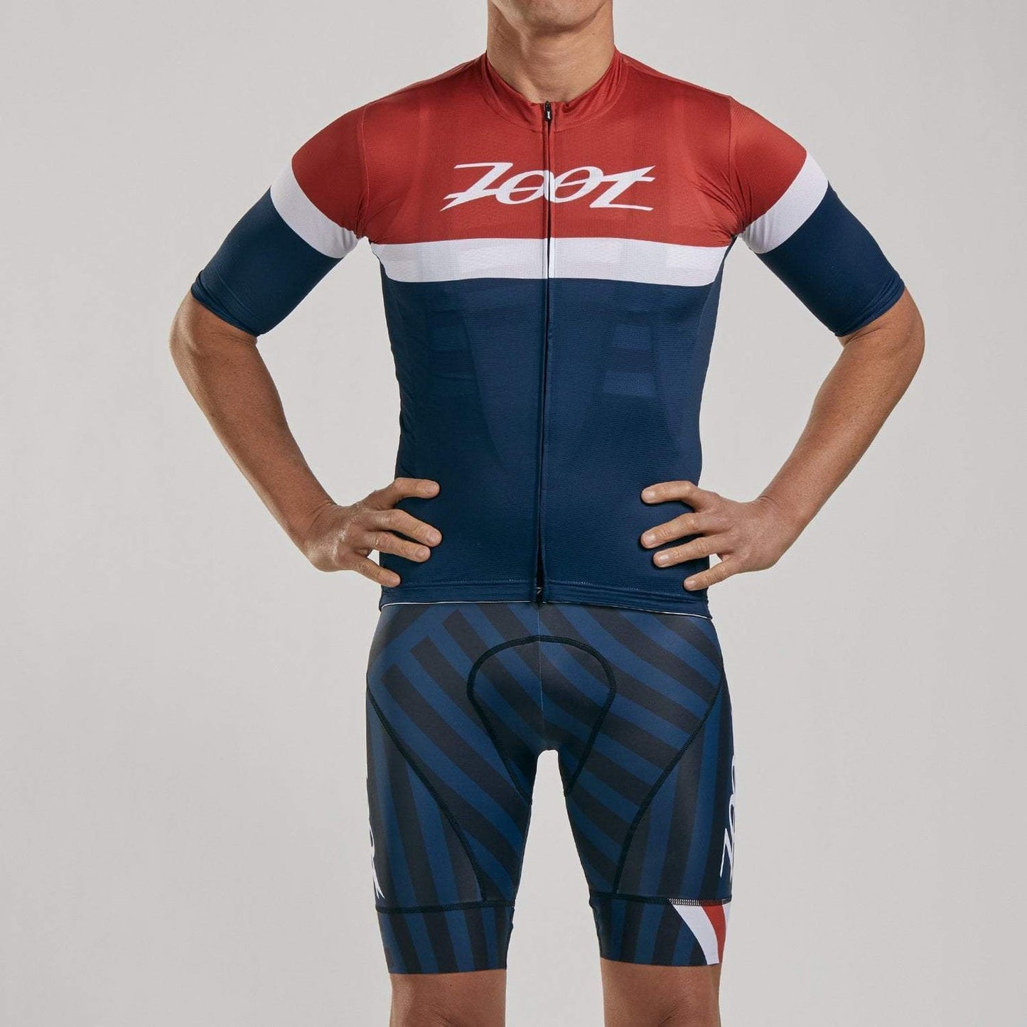 חולצת רכיבה גברים ZOOT MENS LTD CYCLE AERO JERSEY - RIVIERA