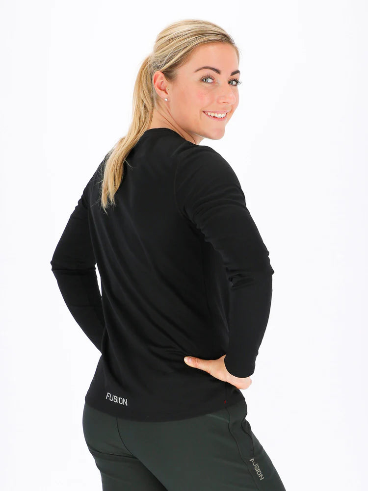 חולצת ריצה נשים שרוול ארוך FUSION WOMENS NOVA LS SHIRT