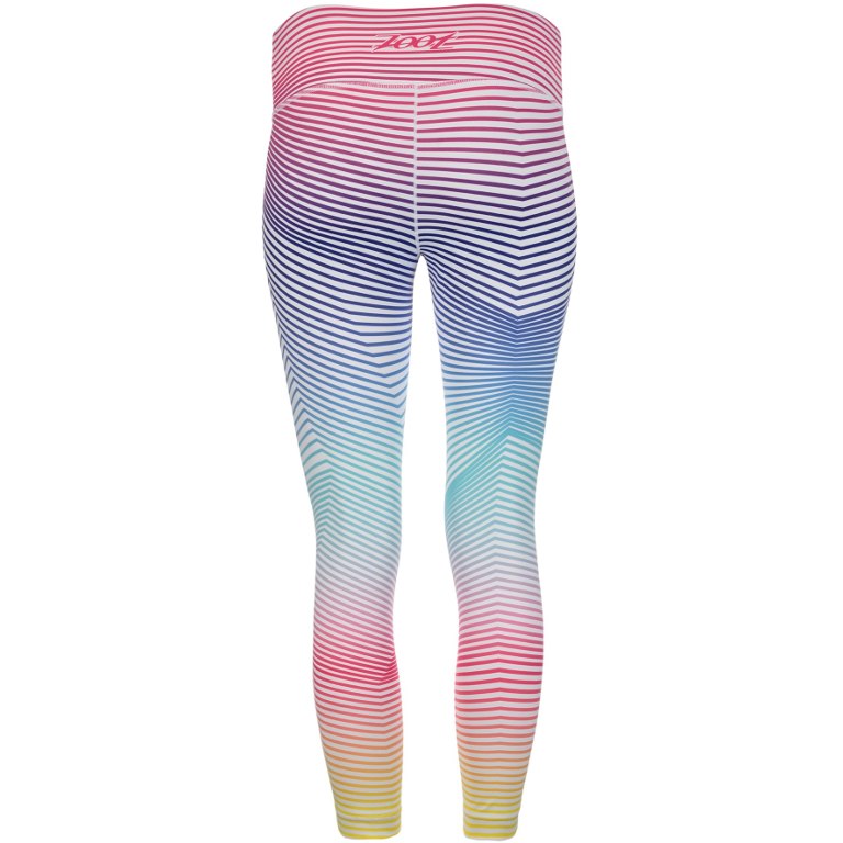 טייץ ריצה נשים ZOOT LTD RUN KEEP IT CAPRI 3/4 -  SUNSET