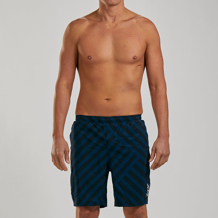 מכנס ריצה גברים ZOOT LTD RUN 8" SHORT 2-1 RIVIERA