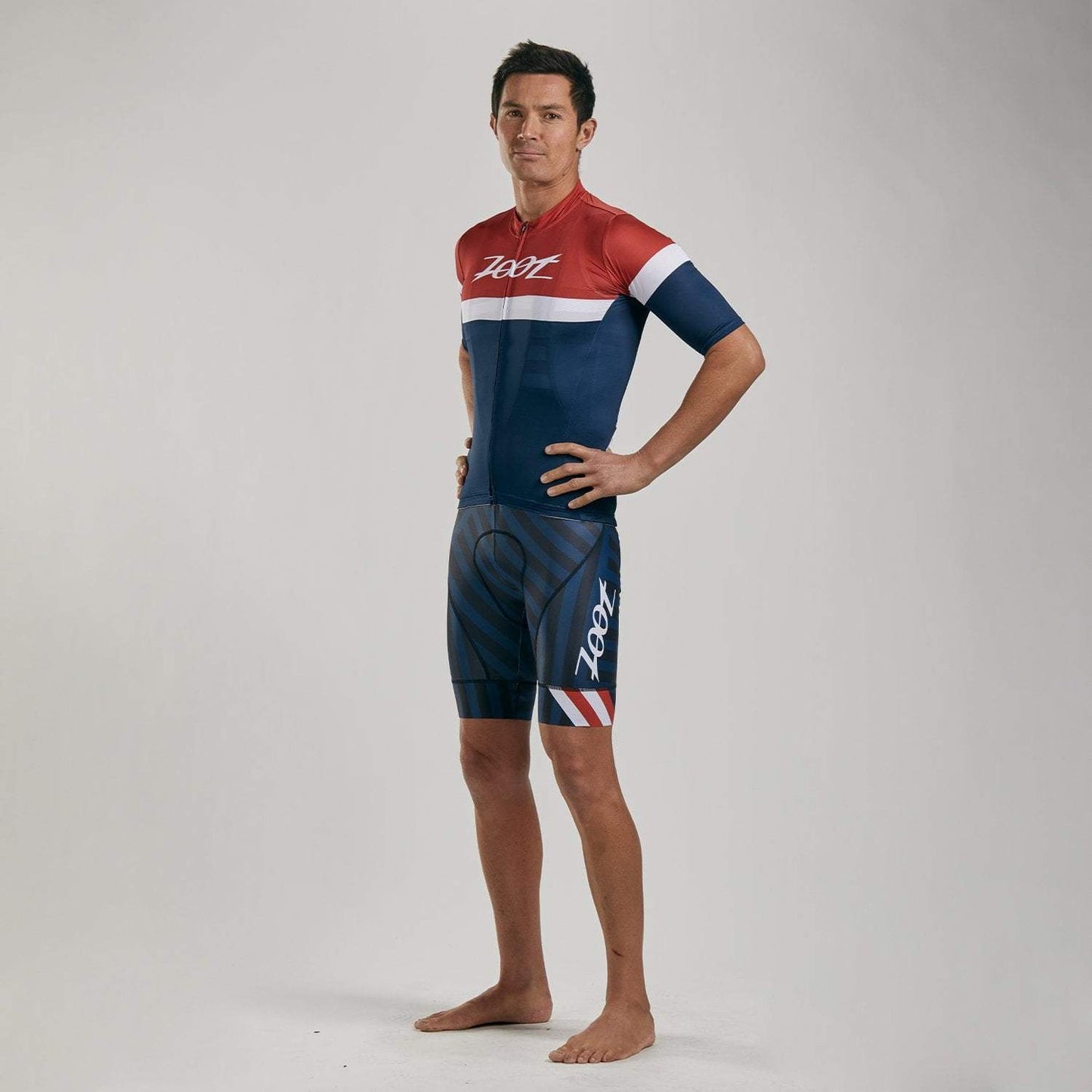 חולצת רכיבה גברים ZOOT MENS LTD CYCLE AERO JERSEY - RIVIERA