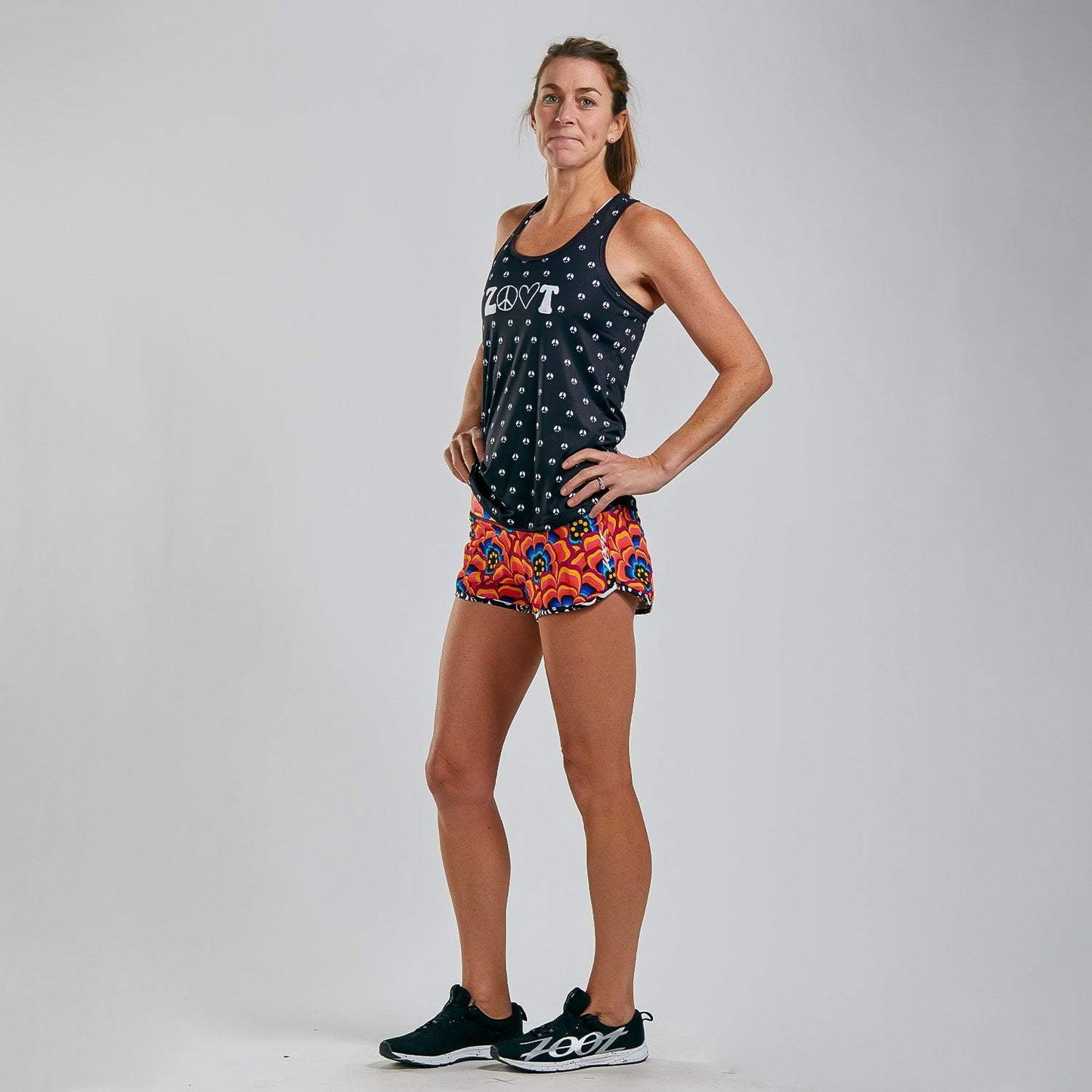 Women's running pants ZOOT LTD RUN 3" SHORT TRI LOVE