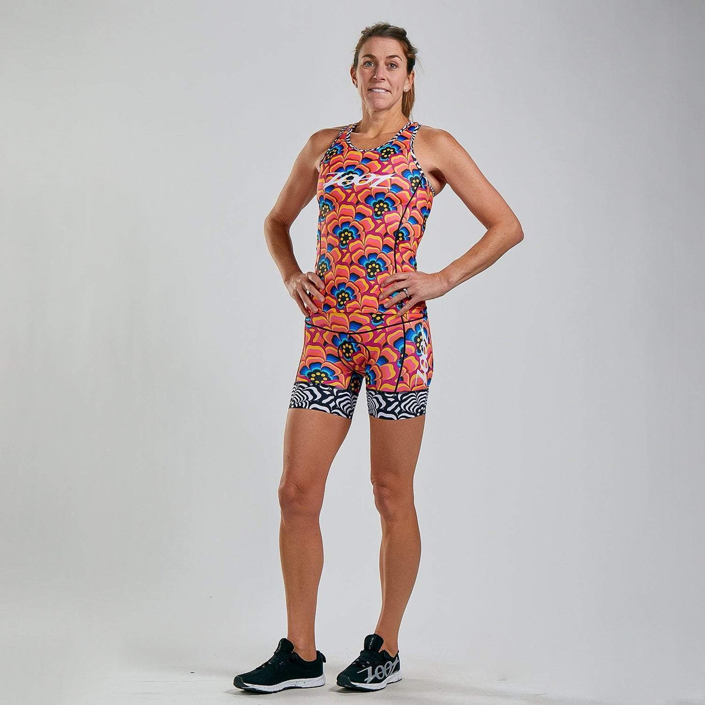 חולצת טריאתלון נשים ZOOT LTD TRI RACERBACK TRI LOVE