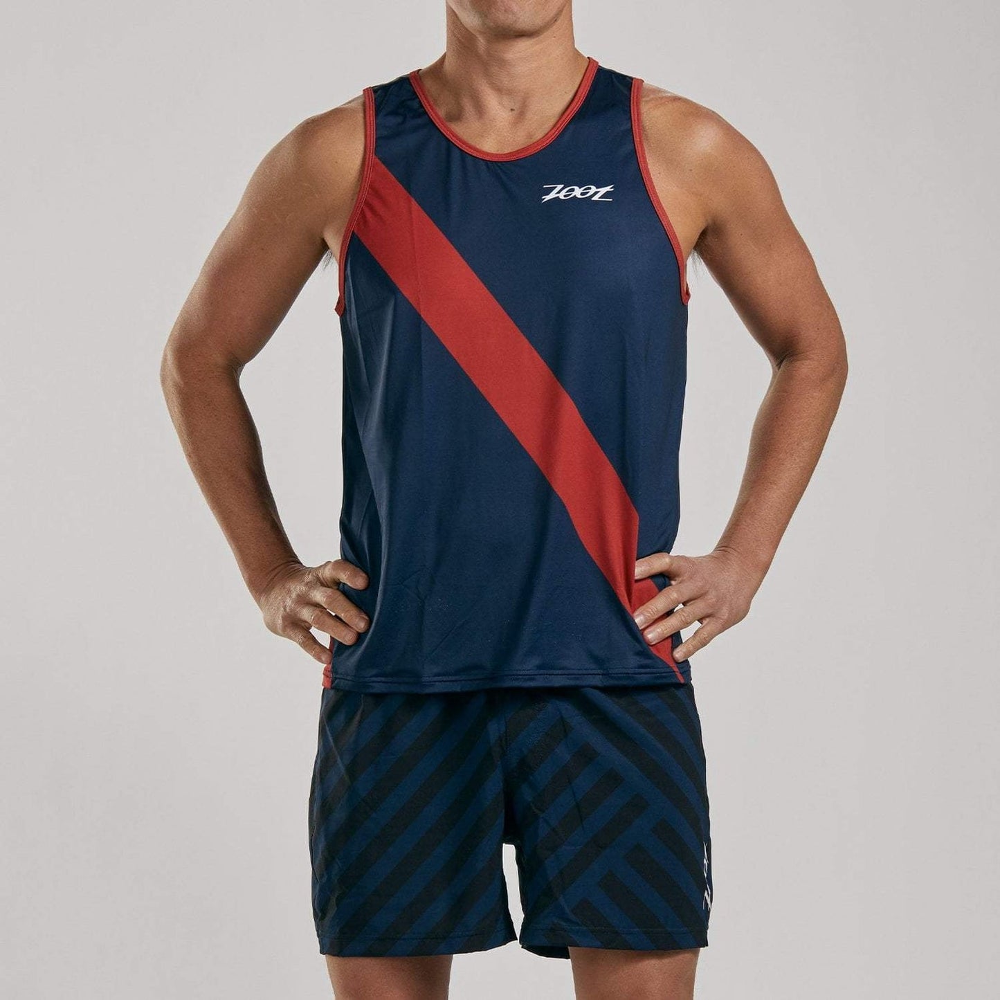 גופיית ריצה גברים ZOOT MENS LTD RUN SINGLET - RIVIERA