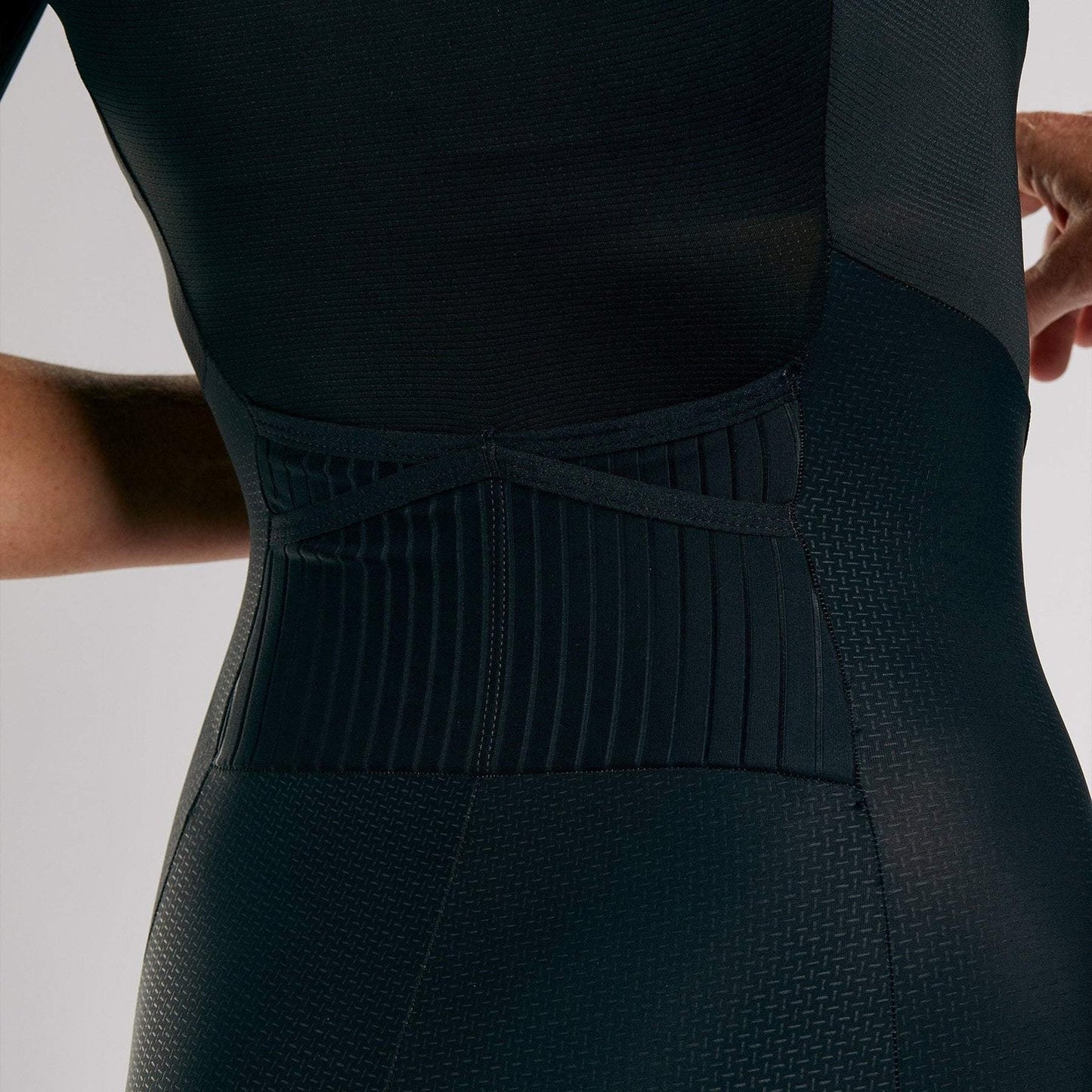 חליפת טריאתלון נשים WOMENS ELITE TRI AERO FZ RACESUIT - ELITE