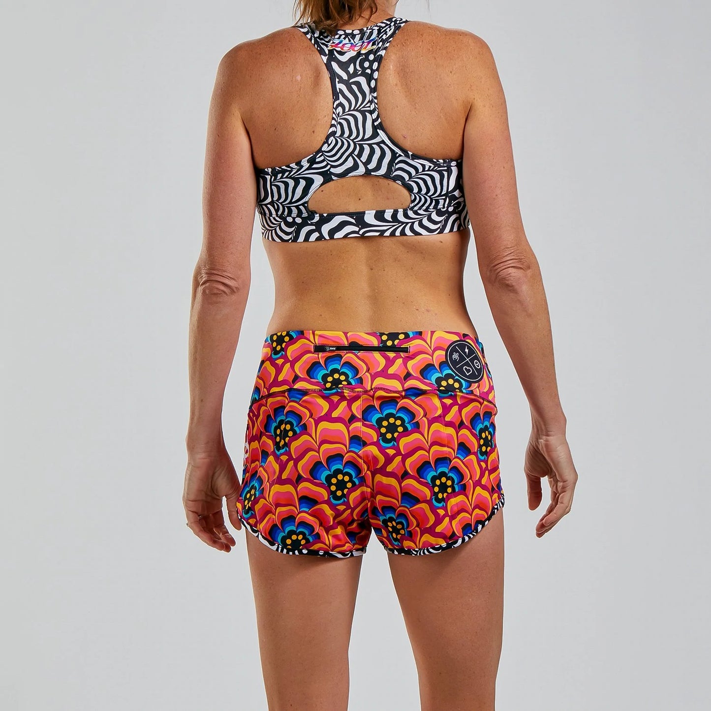 Women's running pants ZOOT LTD RUN 3" SHORT TRI LOVE