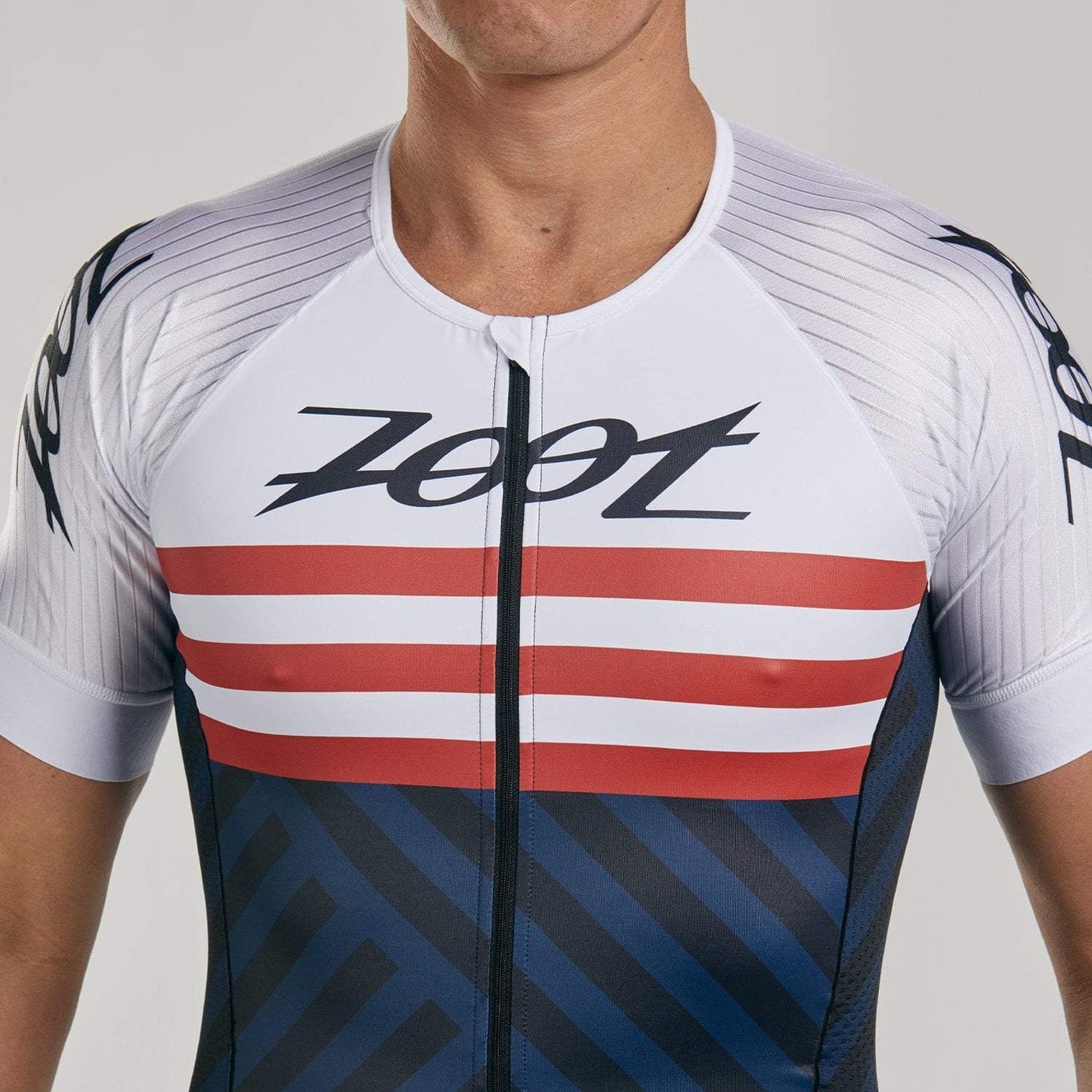 חולצת רכיבה גברים ZOOT LTD TRI AERO JERSEY RIVIERA