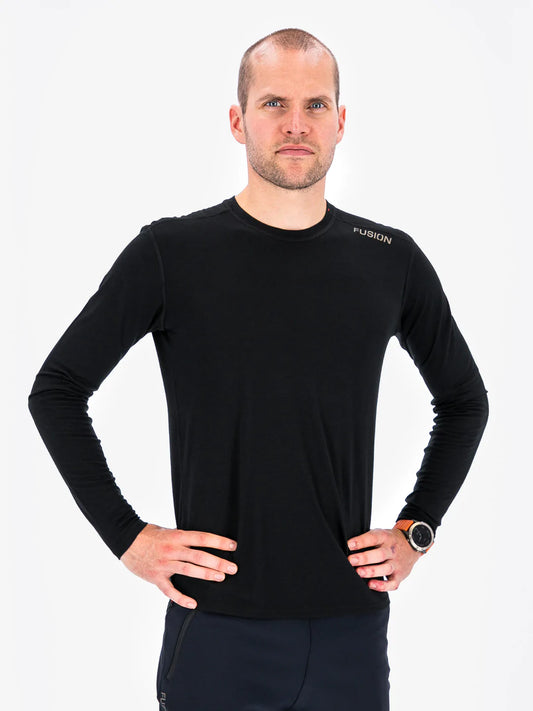 חולצת צמר גברים שרוול ארוך FUSION MENS MERINO 150 LS
