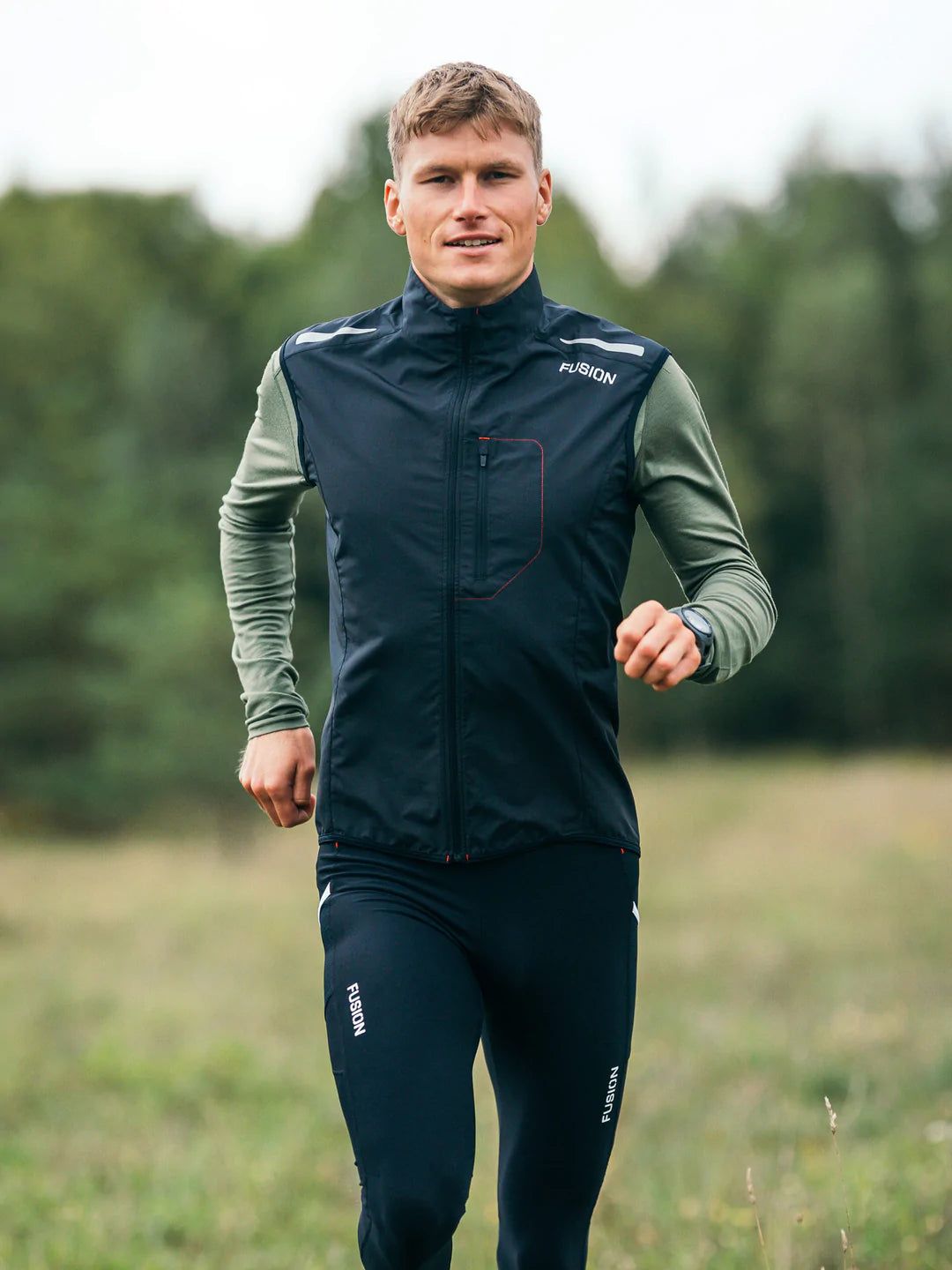 ג׳קט גברים FUSION MENS S1 RUN VEST
