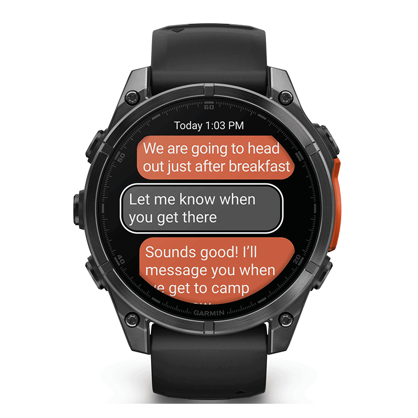 שעון ספורט Garmin fēnix® 8 – 51mm AMOLED