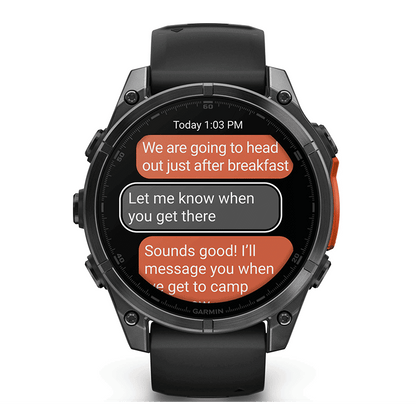 שעון ספורט Garmin fēnix® 8 – 51mm AMOLED