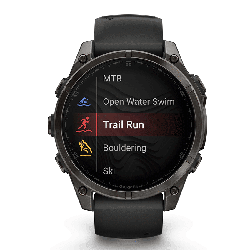 שעון ספורט Garmin fēnix® 8 – 47mm AMOLED Sapphire TITANIUM