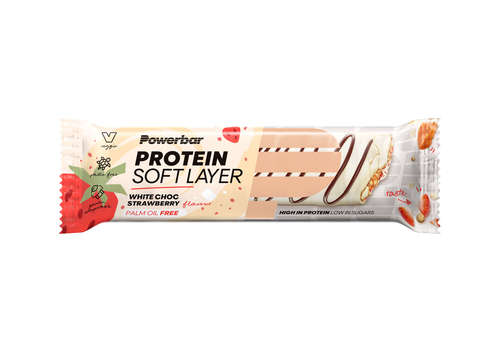 PowerBar Protein Soft Layer White Chocolate Strawberry חטיף חלבון