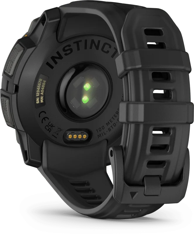 שעון ספורט GARMIN Instinct® 3 Solar | 45mm Black Bezel with Black Band