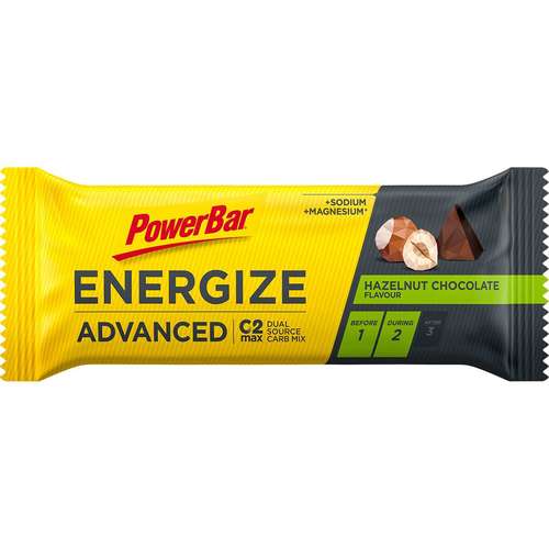 חטיף אנרגיה  Powerbar ENERGIZE ADVANCED Choco Hazelnut 25 בחבילה