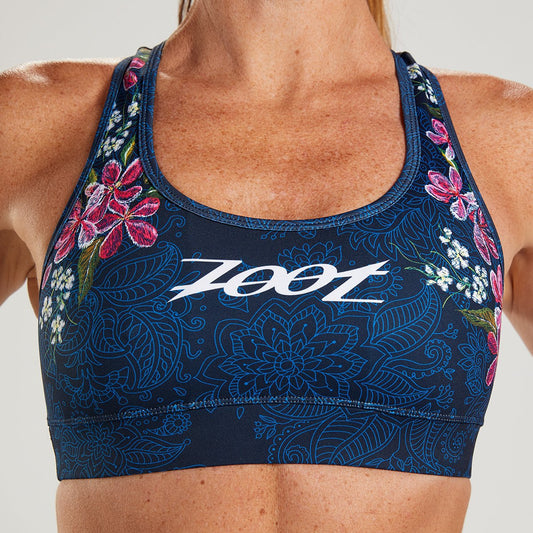 גוזיית נשים ZOOT WOMENS LTD TRI BRA - BLUE ROAR