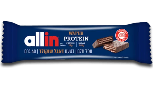 ALL IN protein snack waffle double chocolate 40 grams