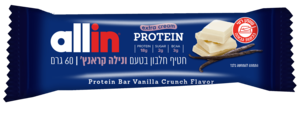 ALL IN Vanilla Crunch flavored protein snack 60 grams