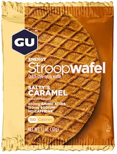 חטיף אנרגיה GU Stroopwafel Saltys Caramel 16 בחבילה