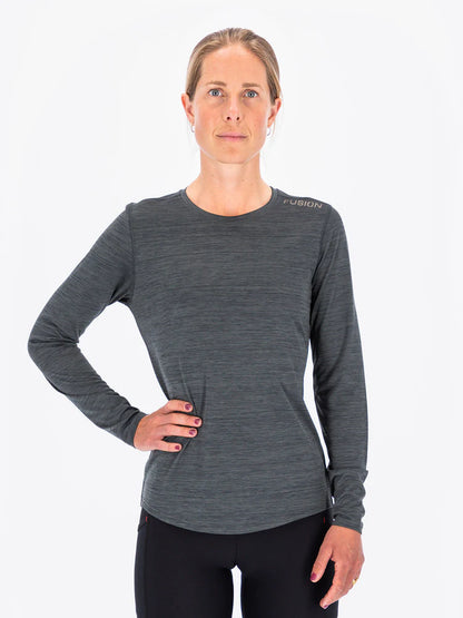 חולצת ריצה נשים שרוול ארוך FUSION WOMENS C3 LS SHIRT