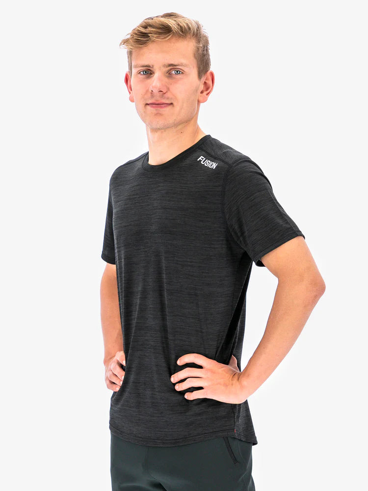 חולצת ריצה גברים שרוול קצר FUSION MAN C3 T-SHIRT