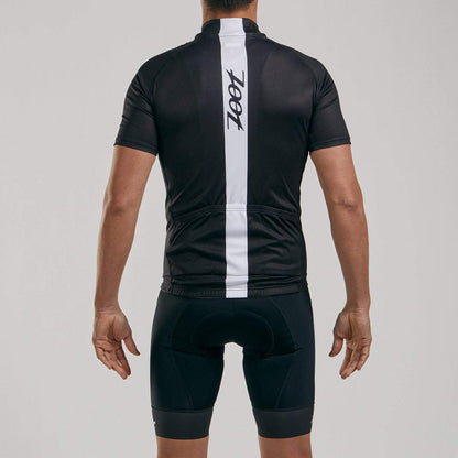 חולצת רכיבה גברים ZOOT MENS CORE + CYCLE JERSEY - BLACK