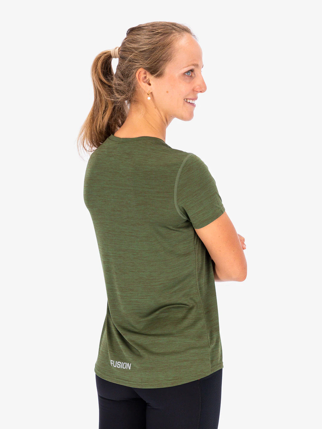 חולצת ריצה נשים שרוול קצר FUSION WOMENS C3 T-SHIRT