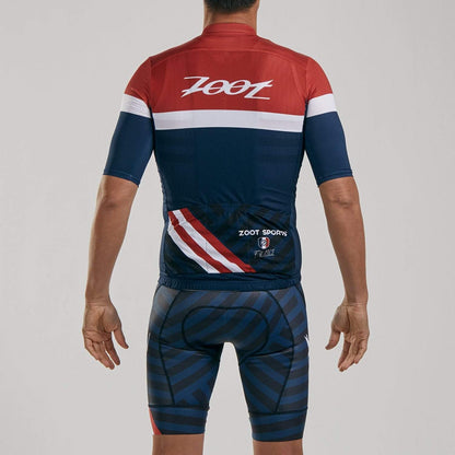 חולצת רכיבה גברים ZOOT MENS LTD CYCLE AERO JERSEY - RIVIERA