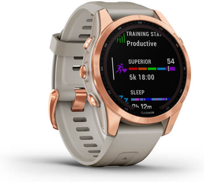 שעון ספורט חכם Garmin fenix 7s Sapphire Solar Titanium