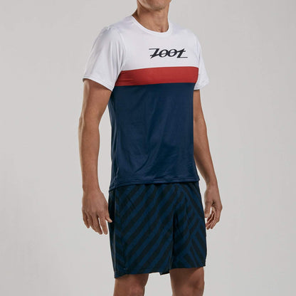 Men's running shirt ZOOT LTD RUN TEE RIVIERA