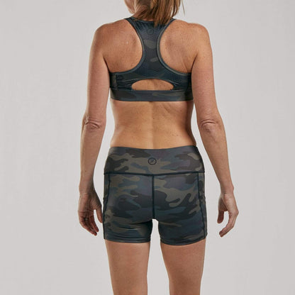 טייץ ריצה נשים ZOOT LTD RUN PULSE SHORT KONA CAMO