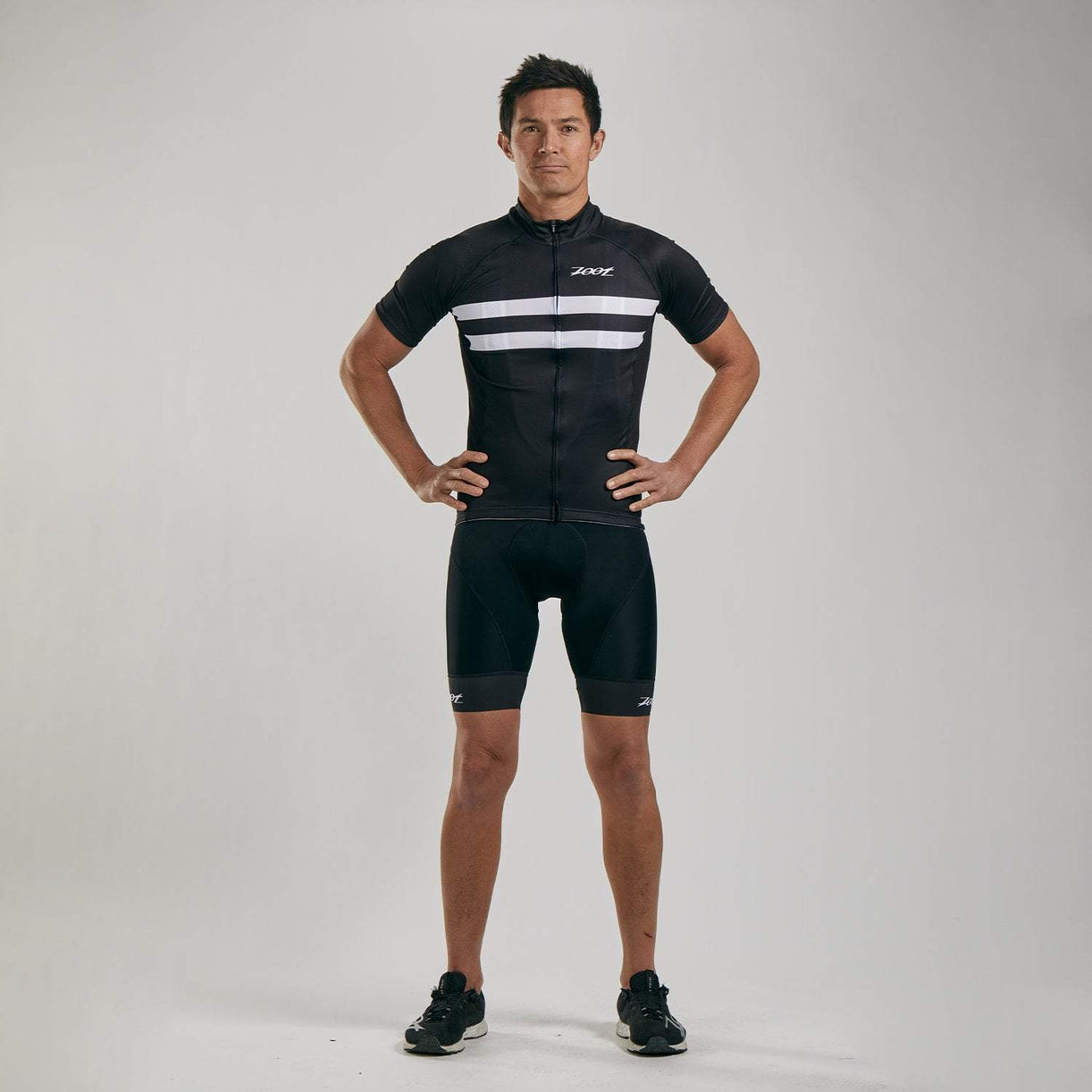 ביב רכיבה גברים ZOOT CORE + CYCLE BIB BLACK