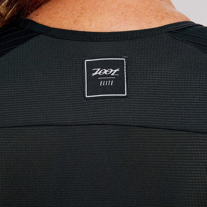 חליפת טריאתלון נשים WOMENS ELITE TRI AERO FZ RACESUIT - ELITE